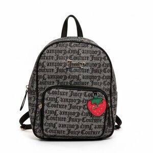 Juicy Couture Monogram Freshly Picked Strawberry Backpack